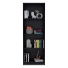 VYNXARIA Bookcase with Spacious Tier-Shelving Design,Kids' Shelf Bookshelf, Black - 3 of 4