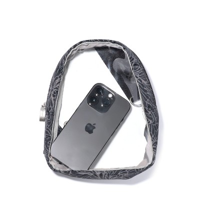 Baggallini Women's Clear Stadium Mini Crossbody Festival Event Sling Bag - Midnight Blossom Print — фото 5
