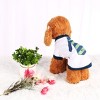 Unique Bargains Cotton Comfortable Puppy Dog Cat Tie Pattern Pet Sweatshirt L - 2 of 4