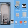 LOVMOR Portable Gothic Roof Plus Type Full Size Steam Sauna tent with Foldable Chair, Remote Control, Spa, Therapy & Relaxation at home - 2 of 4
