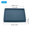 Unique Bargains Indoor Ceramic Square Plant Pot Saucers Tray 2 Pcs - 2 of 4