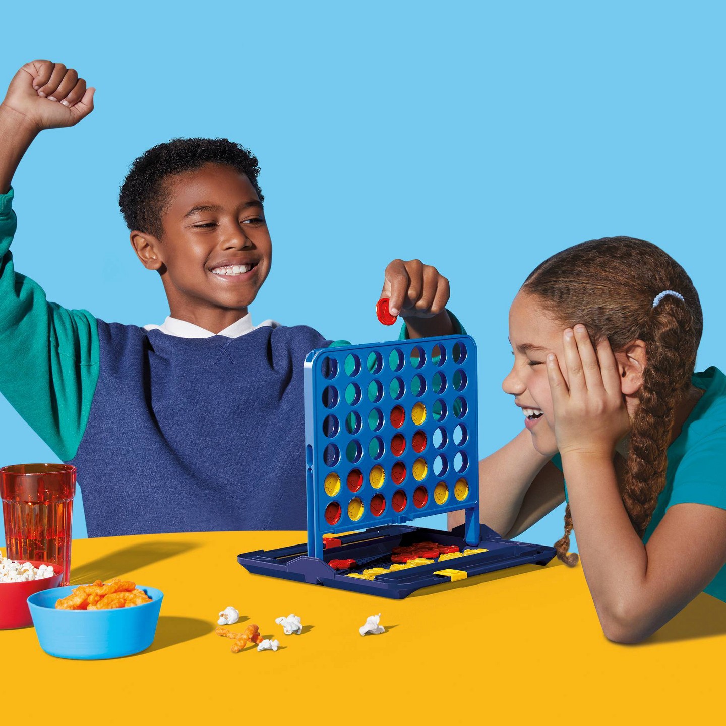 Детские настольные игры Connect 4 Official Hasbro Games (2025) Board Games — фото 5