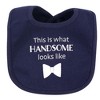 Hudson Baby Infant Boys Cotton Bib and Sock Set 5pk, Handle This Cuteness, One Size - 3 of 4