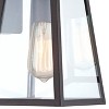 John Timberland Arrington Modern Wall Light Sconces Set of 2 Mystic Black Hardwire 6" Fixture Clear Glass for Bedroom Bathroom Vanity Reading Hallway - 3 of 4