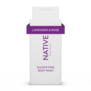 Native Body Wash - Lavender & Rose - Sulfate Free - 18 fl oz - 1 of 4