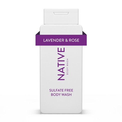 Native Body Wash - Lavender & Rose - Sulfate Free - 18 fl oz - image 1 of 4