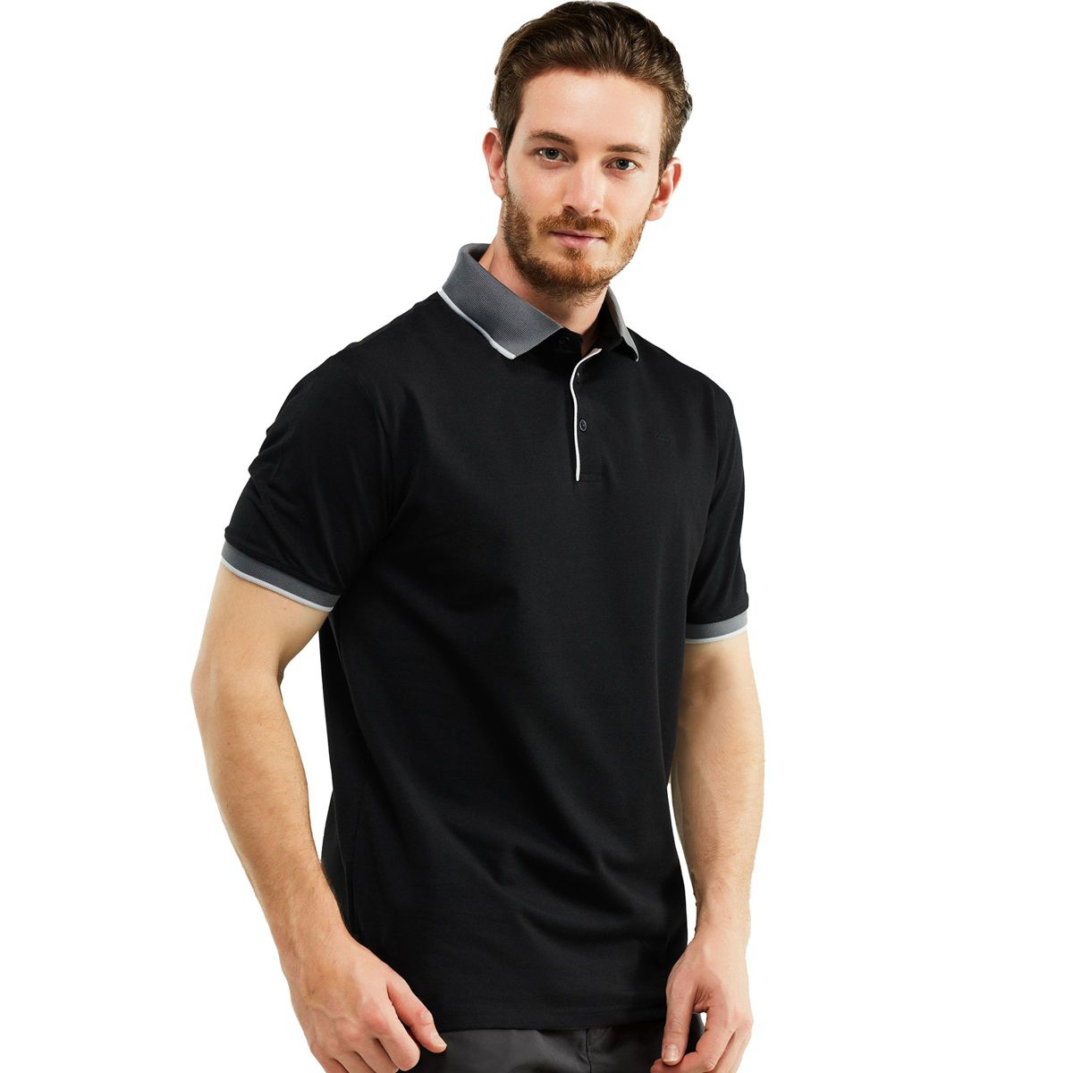 Mio Marino Men's Classic-Fit Cotton-Blend Pique Polo Shirt with Contrast Collar - thumbnail 10