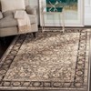 Vintage VTG576 Power Loomed Area Rug Taupe / Black 4' X 5'-7" - Safavieh. - 2 of 4