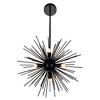 CWI Lighting Savannah 6 Light Chandelier With Black Finish - 2 of 4