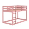 Twin Over Twin Loft Bed with Rails and Ladder for Bedroom - 3 of 4