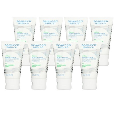 The Seaweed Bath Company Rosemary Mint Detox Body Scrub - Case of 8/1.5 oz