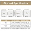 Wikineon 3 Piece Spring Floral Duvet Cover Set For Women Adults Home Bedroom Flowers Bedding Set With 2 Pillowcases Twin Size - 3 of 4