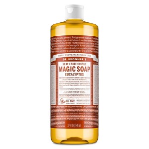 Dr. Bronner's Magic Pure Castile Liquid Soap - Eucalyptus - 32 fl oz - 1 of 4