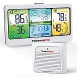 ThermoPro TP280BW 1000FT Home Weather Stations Wireless Indoor Outdoor Thermometer, Indoor Outdoor Weather Station