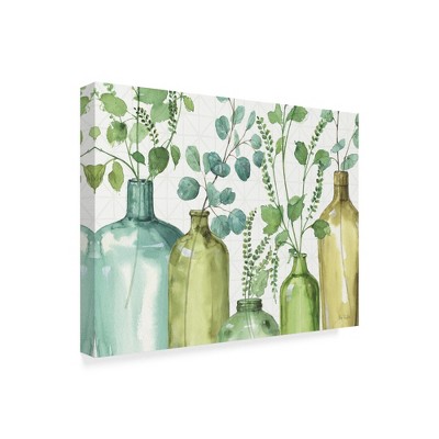 Trademark Fine Art -Lisa Audit 'Mixed Greens L' Canvas Art