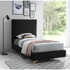Meridian Furniture,Geri Velvet Bed - 2 of 4