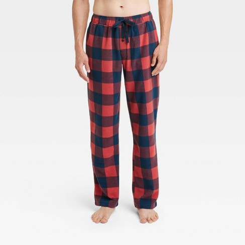 Real Essentials Men's 4-Pack Microfleece Sleep Pants, Sizes S-3XL