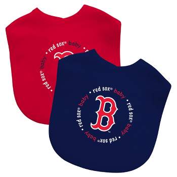 BabyFanatic Officially Licensed Unisex Baby Bibs 2 Pack - MLB Boston Red Sox