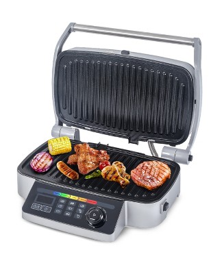 Ninja GR101 Sizzle Smokeless Indoor Grill & Griddle, 14