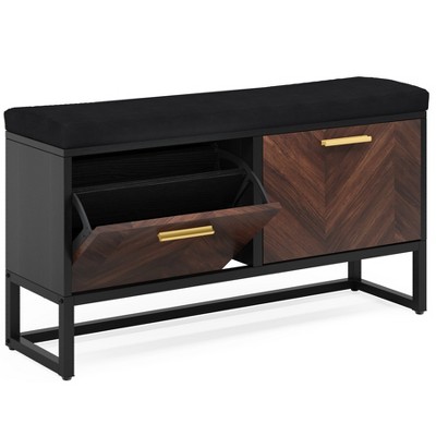 Tribesigns 39.37" Shoe Storage Bench
