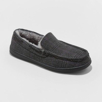 Men's Tanner Plaid Moccasin Slippers - Goodfellow & Co™