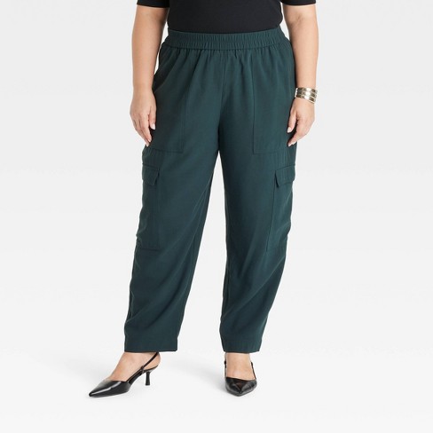 Cargo pants womens fashion high waisted