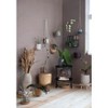 Storied Home Hanging Stoneware Planter with Faux Leather Straps and Rope Hanger - 3 of 3