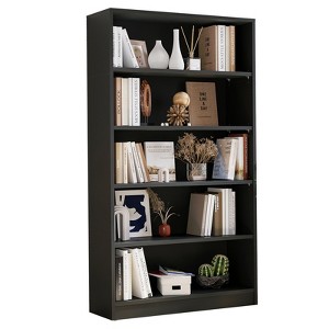 ORRD 5 Tier Tall Bookshelf 60 Inches, Adjustable Manga Bookcase for Living Room Office Bedroom Storage - 1 of 4