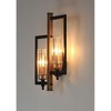 Maxim Lighting Flambeau 2 - Light Wall Light in  Black/Antique Brass - 2 of 4