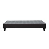 Carter Dark Grey Upholstered Platform Bed Frame - 2 of 4