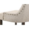 Lyngins Set of 2 Luxury Tufted Dining Chair with Nailhead Trim & Compact Legs, Velvet Upholstered Kitchen Chair, Side Chair for Dining Room - 4 of 4