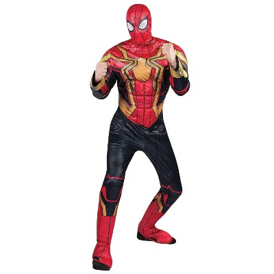 Jazwares Men's Iron Spider-Man Qualux Costume - Size X Large - Red