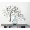Metal Tree Indoor Outdoor Wall Decor with Long Branch Silver - Olivia & May - 2 of 4