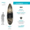 Lifetime Sport Fisher Angler 10 ft  Tandem Kayak, Camo (90157) - 2 of 4