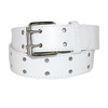 CTM Kid's Leather Two Hole Jean Belt (Pack of 2 Colors) - 2 of 4