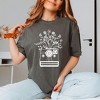 Simply Sage Market Women's Camera and Wildflowers Short Sleeve Garment Dyed Tee - 2 of 4