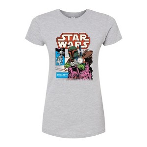 Women's - Star Wars - Boba Fett Comic Cover Fitted Graphic T-Shirt - 1 of 2