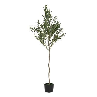NicBex 70" Artificial Bamboo with Pot Realistic Faux Plant for Indoor/Outdoor Decor, Easy Maintenance, Sturdy Base, Lifelike Segmented Stems