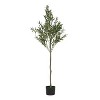 NicBex Artificial Ficus Plant Indoor, Fake Tree with Pot, Faux Plants Tall Fake Floor Plant, Artificial Trees for Home Office Living Room Decor - 3 of 4