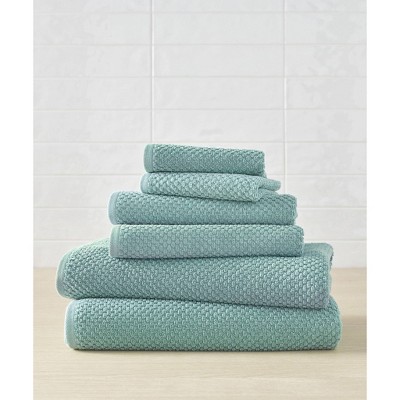 Lilly Cotton Towel Set - Blue Loom