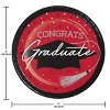 Creative Converting 9" Graduate School Spirit Red Paper Plates 54ct - 4 of 4