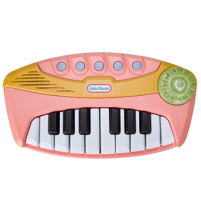 Contixo Kids Electronic Keyboard Toy 5 Songs Lights Adjustable Volume KP2 Pink