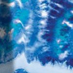 bright cobalt tie dye stripe