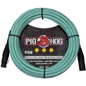 PIGHOG HEX SERIES MIC CABLE, 20FT Seafoam Green - 1 of 1