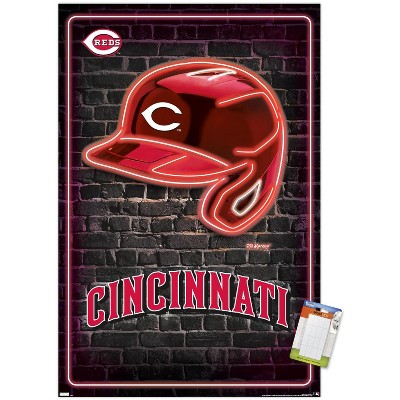 Trends International Mlb Cincinnati Reds - Logo 22 Unframed Wall Poster  Prints : Target