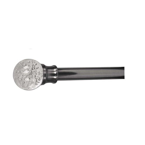 Versailles Lexington LX06 Bubble Finial Rod Set - Pewter/Silver - image 1 of 3