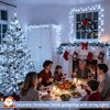 Itopfox 200 LED 66ft White Christmas String Lights Indoor Outdoor Connectable Clear Wire Plug In for Tree Fireplace Bedroom 1 Pack - 4 of 4