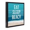 Stupell Industries Eat Sleep Beach Painting, 18" x 18" - 3 of 4