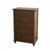 Bella Depot Fluted Wooden 5 Drawers Dresser for Bedroom - 4 of 4