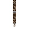 CTM Women's Leopard Print Clip-End Suspenders - 3 of 3